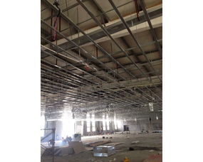 上海奉賢區(qū)車間環(huán)氧地坪與輕質(zhì)磚辦公室吊頂建筑工程探析